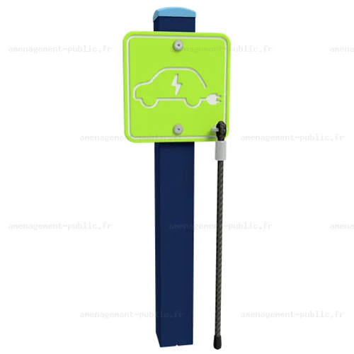 Panneau de circulation Borne de recharge pour circuits et parcours enfants
